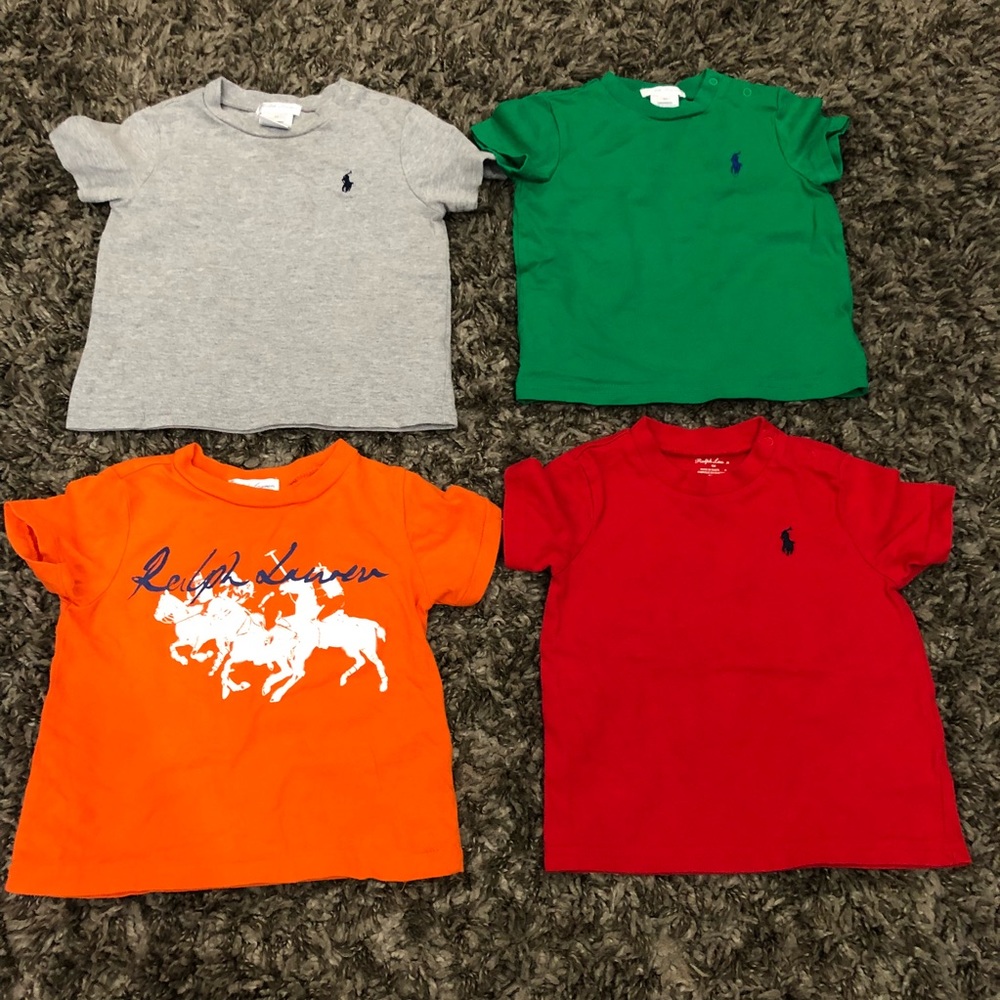 Boys bundle Ralph Lauren t shirts 9 months